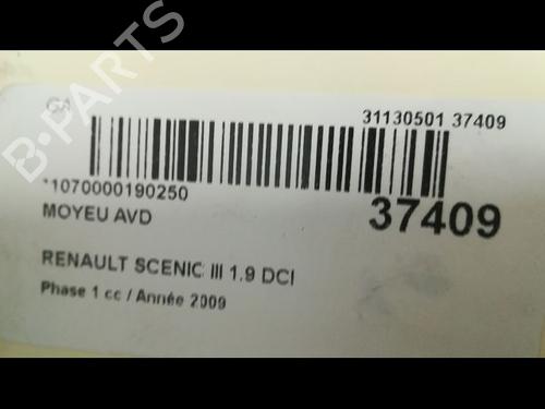 Left front steering knuckle RENAULT GRAND SCÉNIC III (JZ0/1_) 1.9 dCi (JZ0J, JZ0N, JZ1K, JZ1S) | BP14875476M25 