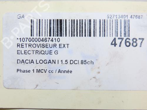 left-mirror-dacia-logan-mcv-ks_-2007-23176180 main image