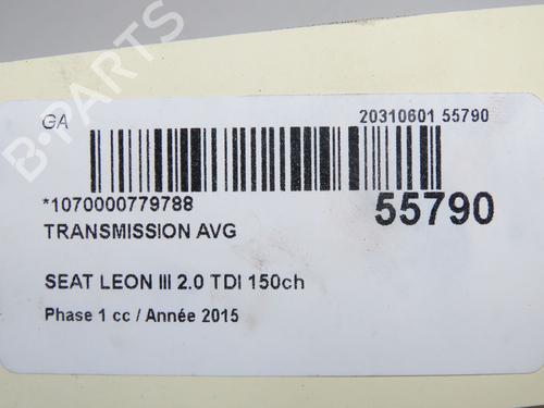 Left front driveshaft SEAT LEON (5F1) 2.0 TDI | BP38571176M38 - Image 6
