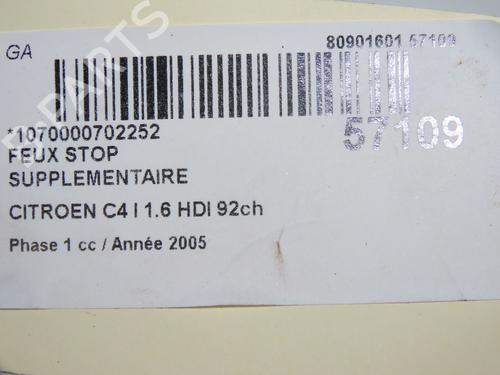 Third brake light CITROËN C4 Coupe (LA_) 1.6 HDi | BP32005061L11