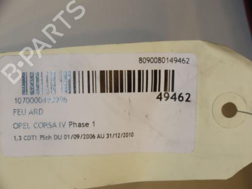 Right taillight OPEL CORSA D (S07) 1.3 CDTI (L08, L68) | BP17452880C35 