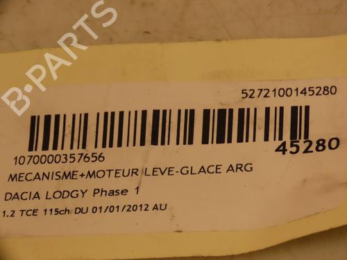 Rear left window mechanism DACIA LODGY (JS_) 1.2 TCe (JSAY, JSM0) | BP16707475C24