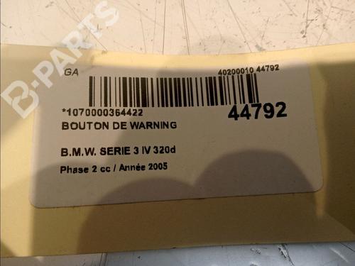 Warning switch BMW 3 (E46) 320 d | BP11100791I22 