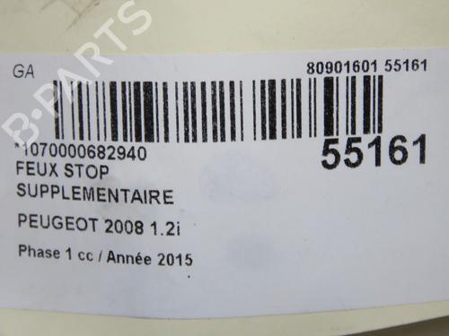 Used Third brake light PEUGEOT 2008 I (CU_) 1.2 VTi (82 hp) 32100534