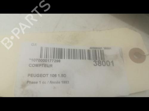 Used Instrument cluster PEUGEOT 106 I (1A, 1C) 1.4 D (50 hp) 23174790