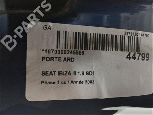 Right rear door SEAT IBIZA III (6L1) 1.9 SDI | BP11103319C5 