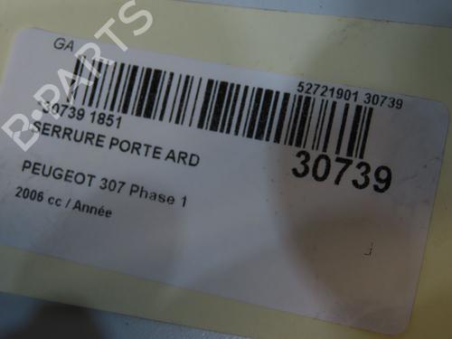 Used Rear right lock Rear right lock PEUGEOT 307 (3A/C) 1.6 HDi (90 hp) 23176974 23176974