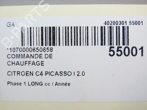 Used Climate control CITROËN C4 Grand Picasso I (UA_) 2.0 HDi 150 (150 hp) 28967922
