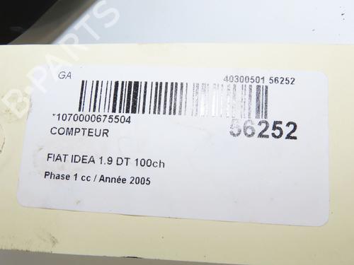 Instrument cluster FIAT IDEA (350_) 1.9 JTD | BP34048951C47 - Image 5