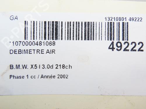 Used Mass air flow sensor BMW X5 (E53) 3.0 d (184 hp) 23171512