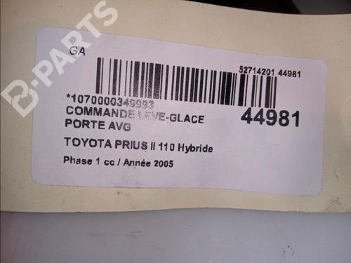 Left front window switch TOYOTA PRIUS Liftback (_W2_) 1.5 Hybrid (NHW20_, NHW20R) | BP11102990I27 