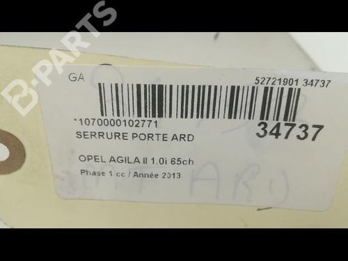 Rear right lock OPEL AGILA B (H08) 1.0 (F68) | BP9597537C99 