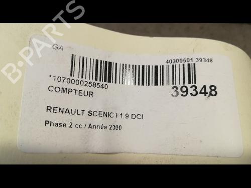 Used Instrument cluster RENAULT SCÉNIC I MPV (JA0/1_, FA0_) 1.9 dCi (JA05, JA1F) (102 hp) 23174808