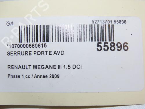 front-right-lock-renault-megane-iii-coupe-dz01_-2008-2009-2010-2011-2012-2013-2014-2015-2016-31120863 main image