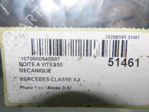 Gearbox MERCEDES-BENZ A-CLASS (W169) A 180 CDI (169.007, 169.307) | BP20340061M3
