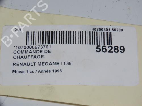 Used Climate control RENAULT MEGANE I Coach (DA0/1_) 1.6 e (DA0F) (90 hp) 31151639