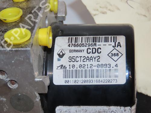 ABS pump RENAULT MEGANE III Hatchback (BZ0/1_, B3_) 1.5 dCi (BZ1G, BZ1W, BZ0R) | BP28967621M43 