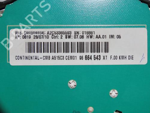Instrument cluster CITROËN DS3 (SA_) 1.6 HDi 90 | BP33836434C47 - Image 4