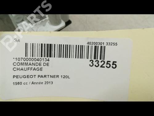 Climate control PEUGEOT PARTNER Box Body/MPV 1.6 HDi / BlueHDi 75 | BP9593294I5 