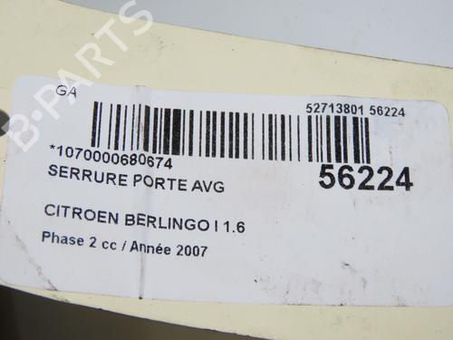front-left-lock-renault-clio-ii-hatchback-van-sb012_-1998-31302748 main image