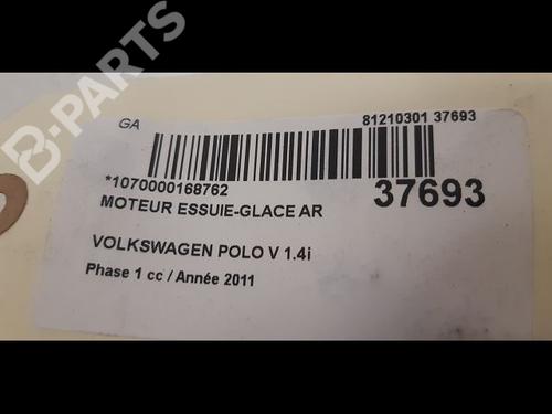 Rear wiper motor VW POLO V (6R1, 6C1) 1.4 (6R1) | BP9601883M102 