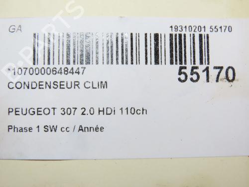 Heater matrix PEUGEOT 307 Break (3E) 2.0 HDI 110 | BP28829292M63 