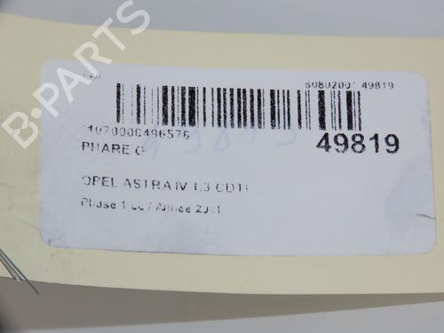 Left headlight OPEL ASTRA J Sports Tourer (P10) 1.7 CDTI (35) | BP17488366C28 