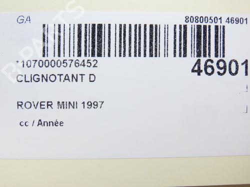 right-front-indicator-rover-mini-hatchback-1990-1991-1992-1993-1994-1995-1996-1997-1998-1999-2000-2001-28832374 main image