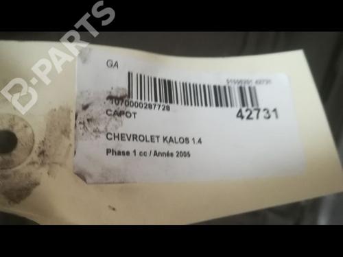 Hood CHEVROLET AVEO / KALOS Hatchback (T200) 1.4 | BP9615121C1 