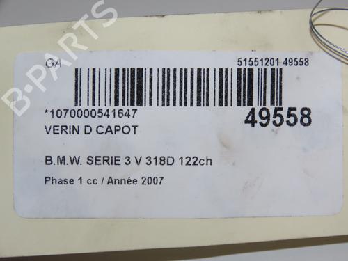 Hood lift support BMW 3 (E90) 318 d | BP18837262C139