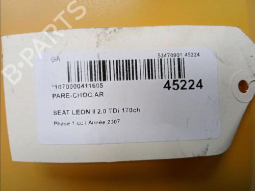 Rear bumper SEAT LEON (1P1) 2.0 TDI | BP16758114C8 