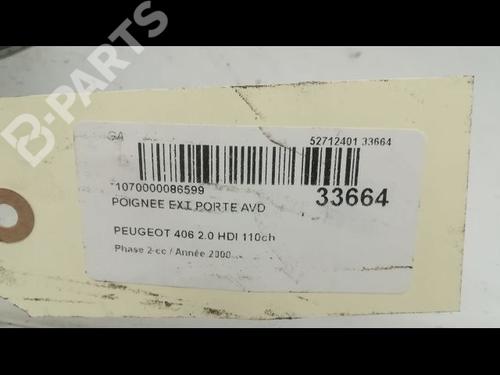 Front right exterior door handle PEUGEOT 406 (8B) 2.0 HDI 110 | BP9596535C129 