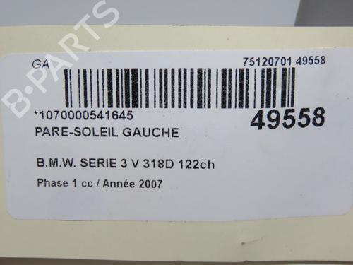 Left sun visor BMW 3 (E90) 318 d | BP18837282I1 - Image 5