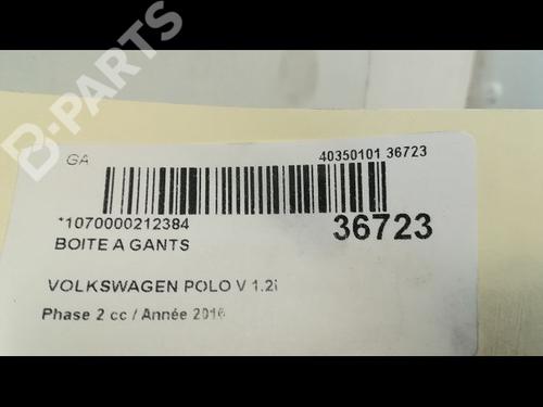 Glove box VW POLO V (6R1, 6C1) 1.2 TSI 16V | BP9604995C95 