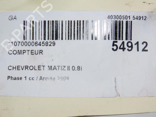 Used Instrument cluster CHEVROLET MATIZ (M200, M250) 0.8 (52 hp) 28830537
