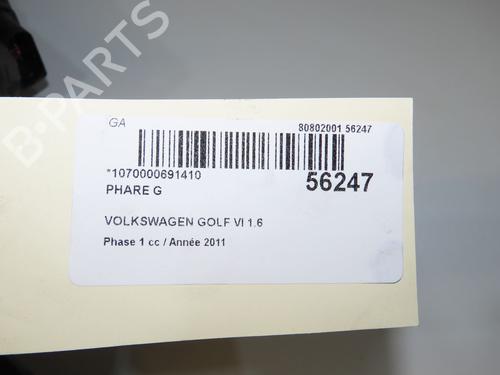 Left headlight VW GOLF VI (5K1) 1.6 TDI | BP33477618C28  - Image 5