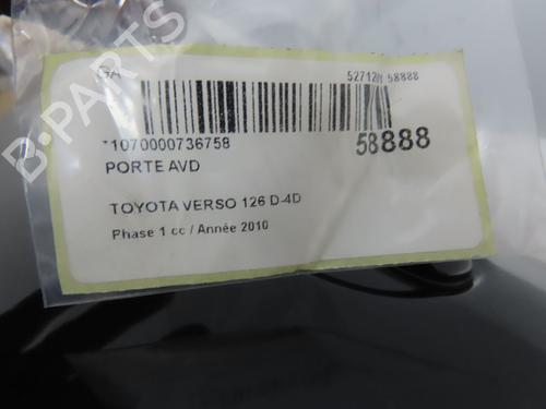 Dør højre fortil Dør højre fortil TOYOTA VERSO (_R2_) 2.0 D-4D (AUR20_, AUR20R) (126 hp) 39698946 39698946