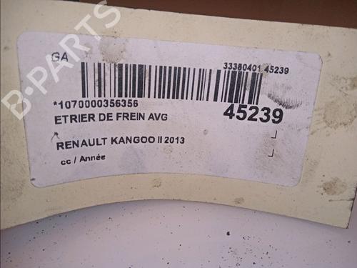Used Left front brake caliper Left front brake caliper RENAULT KANGOO Express (FW0/1_) 1.5 dCi 110 (FW06, FW12) (110 hp) 14878539 14878539