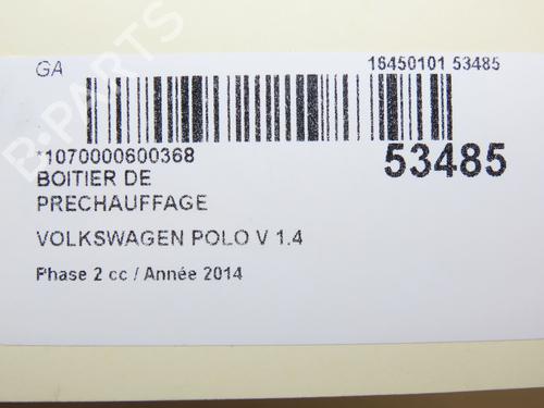 Elektronische module VW POLO V (6R1, 6C1) 1.4 TDI (90 hp) 28801409