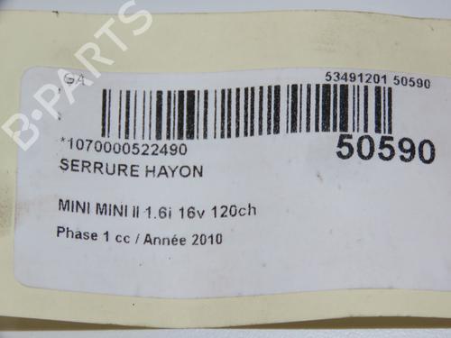 Tailgate lock MINI MINI (R56) Cooper | BP28969241C101 