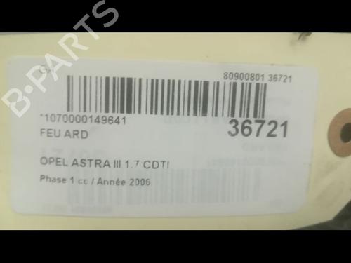 Used Right taillight OPEL ASTRA H GTC (A04) 1.7 CDTi (L08) (101 hp) 9600700