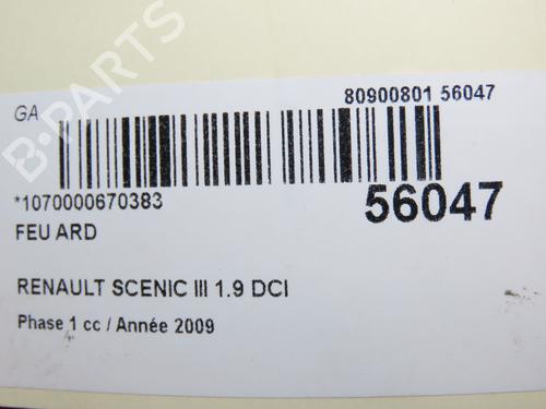 Used Right taillight RENAULT SCÉNIC III (JZ0/1_) 1.9 dCi (JZ0J, JZ1J, JZ1K, JZ1S) (131 hp) 30955850