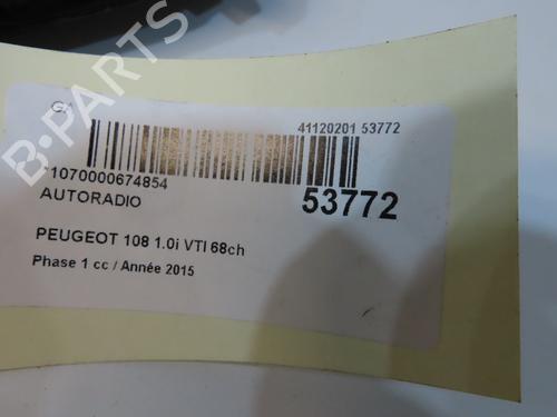Radio PEUGEOT 108 1.0 VTi | BP36367632E6 - Image 6