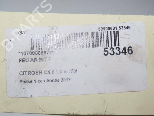 Right tailgate light CITROËN C4 II (NC_) 1.6 HDi 110 | BP32658008C80