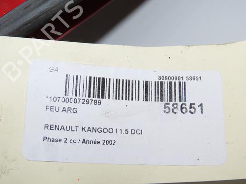 Left taillight RENAULT KANGOO (KC0/1_) 1.5 dCi (KC07) | BP36345378C34  - Image 5