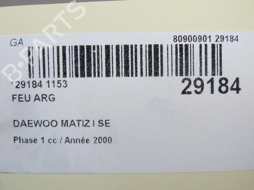 Left taillight DAEWOO MATIZ (M100, M150) 0.8 | BP23178003C34 - Image 5