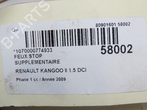 Third brake light RENAULT KANGOO Express (FW0/1_) 1.5 dCi 70 (FW0A, KW0V) | BP36939914L11  - Image 5