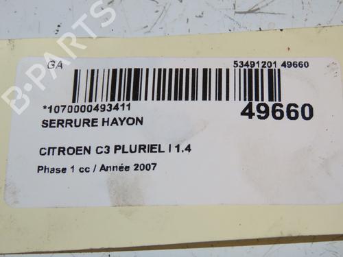 Tailgate lock CITROËN C3 Pluriel (HB_) 1.4 HDi | BP16825739C101 