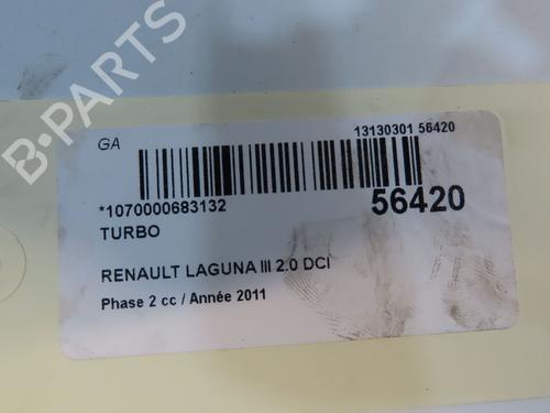 Turbolader/Kompressor RENAULT LAGUNA III (BT0/1) 2.0 dCi (BT07, BT0J, BT14, BT1A, BT1S) (131 hp) 31030148