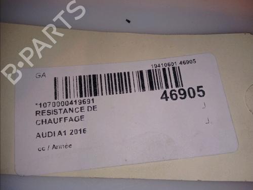 Used Heater resistor AUDI A1 Sportback (8XA, 8XF) 1.4 TDI (90 hp) 12094855